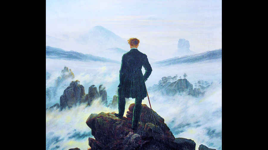 Wanderer above the Sea of Fog (circa 1818) by Caspar David Friedrich.