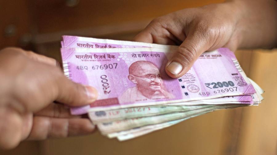 Indian currency firmed slightly to close at Rs 77.46 but the rupee was still below its Friday level of 76.92 to greenback