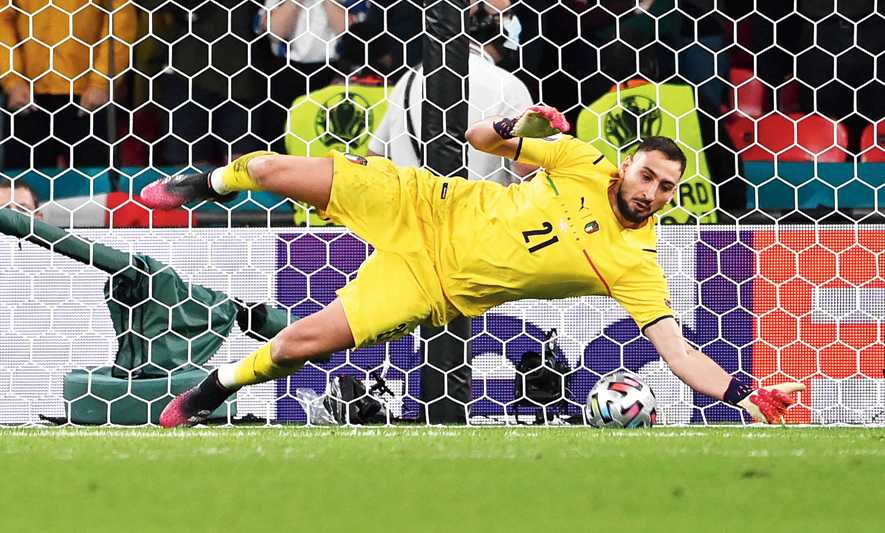 Gianluigi Donnarumma has proven formidable under the bar