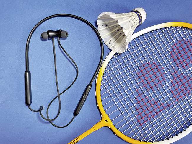 DIZO Wireless Bluetooth Headset can take some splashes, making it good for light exercise routines