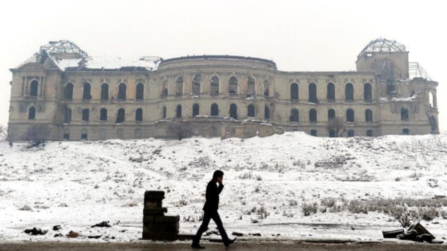 The Darulaman palace in the shadow of which India built Afghanistan's Parliament house.