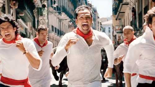 The final frame — of the boys running with the bulls — encapsulates the film, before the curtains come down with Sooraj ki baahon mein