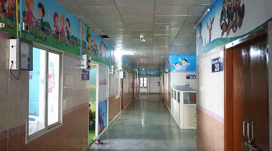 The hospital administration was making all possible arrangements to ensure a positive atmosphere for kids