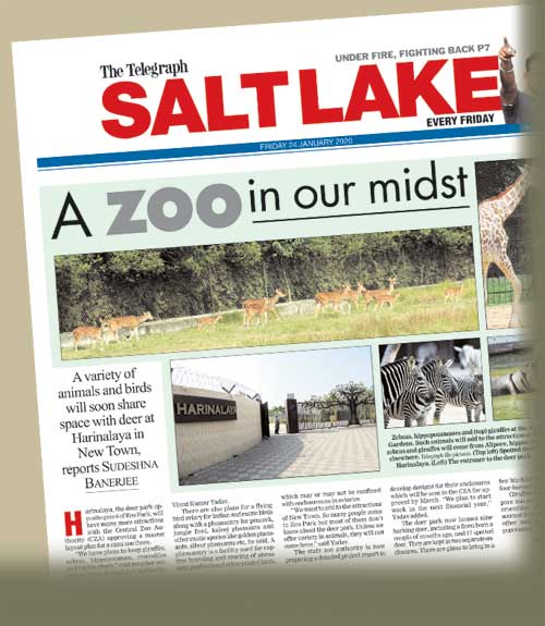 The report on the zoo being sanctioned published on  January 24, 2020
