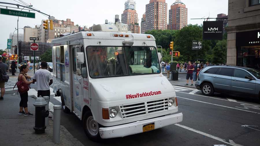  In Union Square, New York, guests could stay overnight inside an ice cream truck on National Ice Cream Day on July 18 for the price of $7.18. (Representational image)