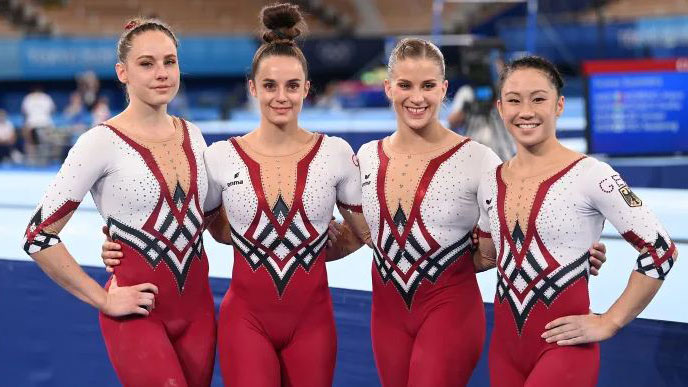 German women’s gymnastics team.