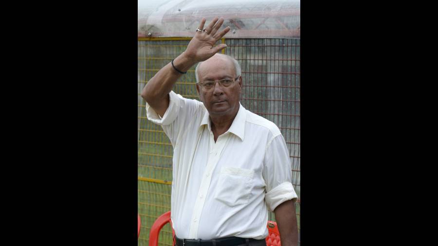 Former footballer and East Bengal coach Subhas Bhowmick 