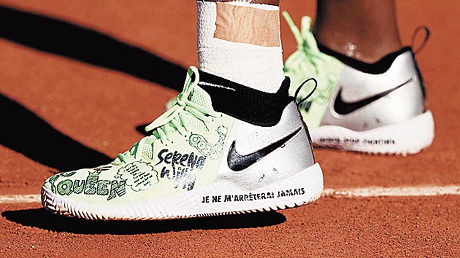 Serena Williams French Open 2021 Shoes . French Open Nadal Stays On Course Barty Fends Off First Challenger Telegraph India