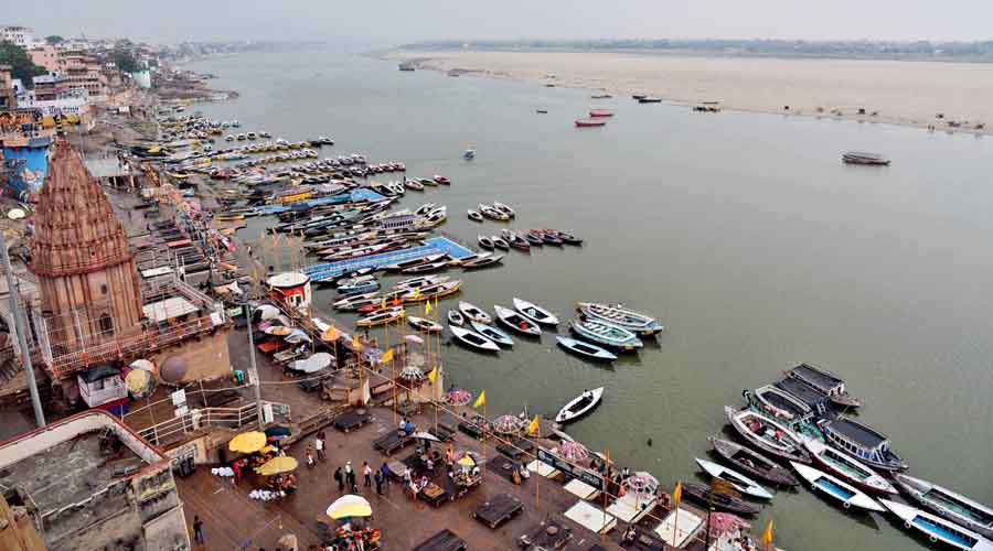 The Ganga in Varanasi.
