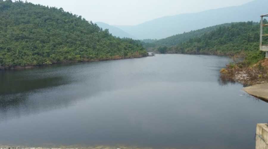 Satnala dam at Dobo village in Chandil. 
