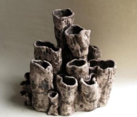 A ceramic sculpture by Owanka Bhattacharjee.