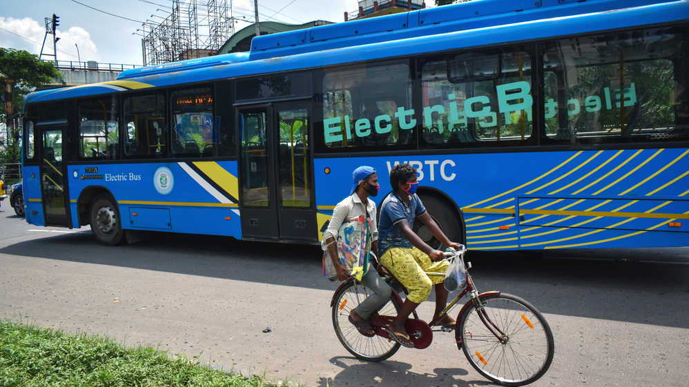 calcutta Calcutta makes rapid strides in replacing diesel public