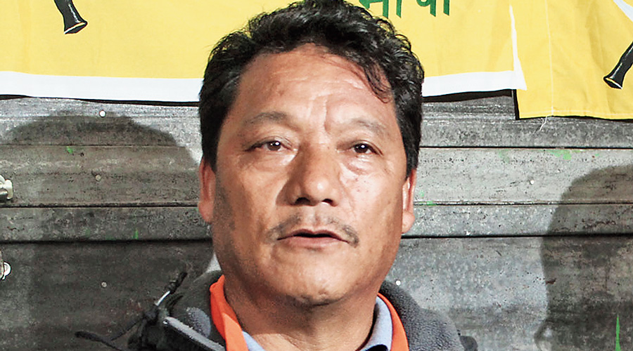 Bimal Gurung, who asked hill people not to pay electricity bills as part of the non-cooperation movement.