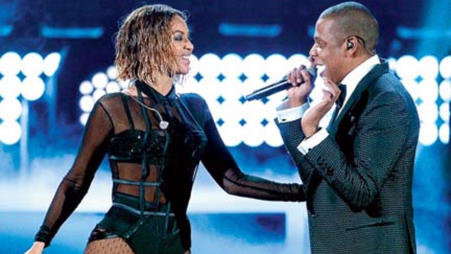 File picture of Jay-Z with his wife Beyonce. The rapper has sold Tidal, his music streaming service, to Square, which is owned by Twitter-man Jack Dorsey