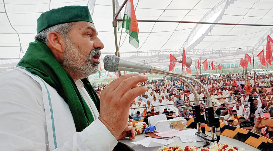 Corporates running Union government, claims Tikait- government at the Centre is not run by a party, but by businessmen Corporates running Union government, claims Tikait- government at the Centre is not run by a party, but by businessmen