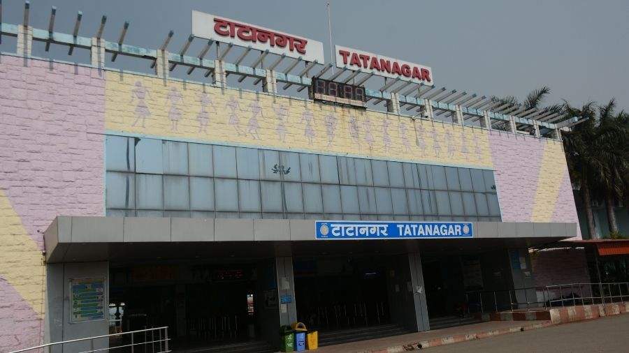 Tatanagar Railway Station in Jamshedpur.