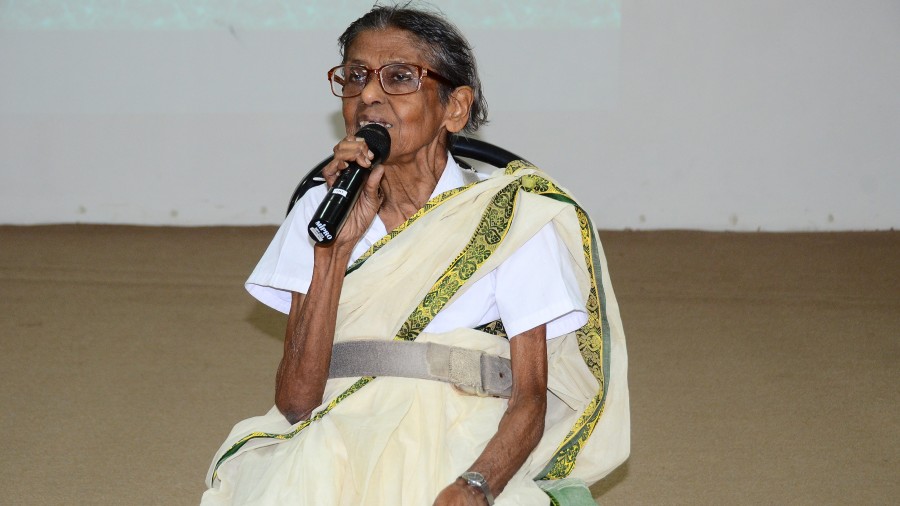  Nandini Raha at one of the C.K. Majumdar Memorial Summer workshops 