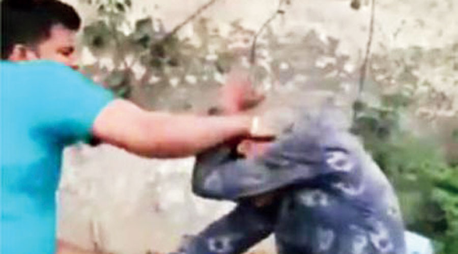 Footage shows the boy being beaten up in Ghaziabad.