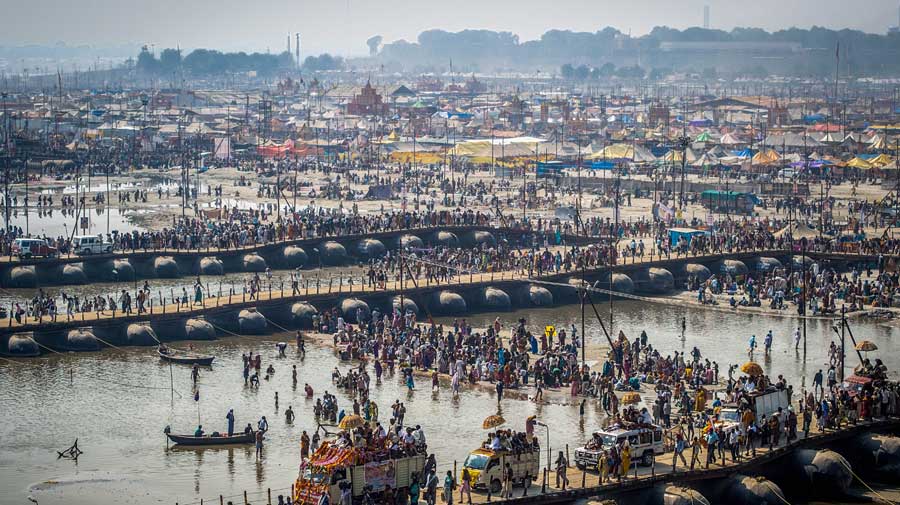 “This positivity rate has the potential to rapidly turn into an upsurge in cases given the expected footfall during the Kumbh,” the health ministry said, citing the teams’ concerns conveyed by the Union health secretary Rajesh Bhushan to the chief secretary of Uttarakhand. 