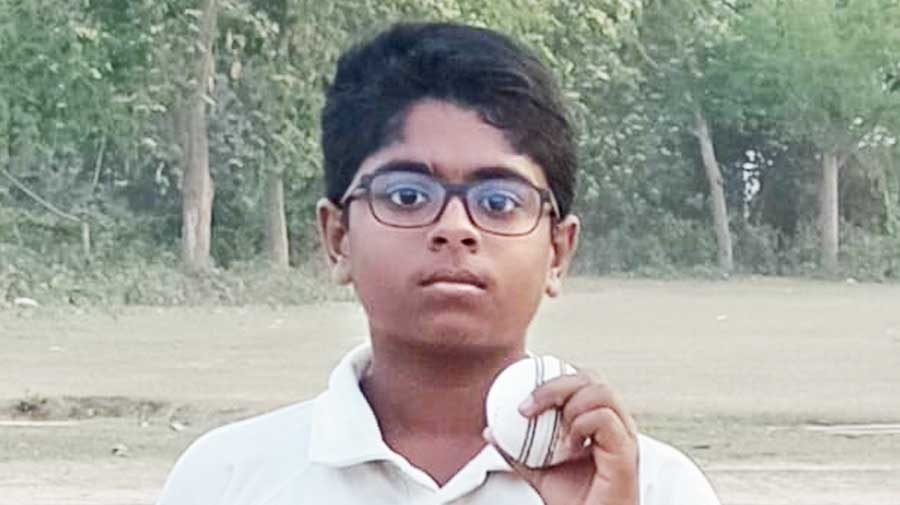 S. Shree Ganesanon the cricket field