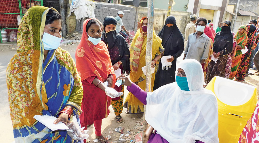  80 per cent polling recorded by 5pm   -  BJP lauds EC for the peaceful voting; TMC complains