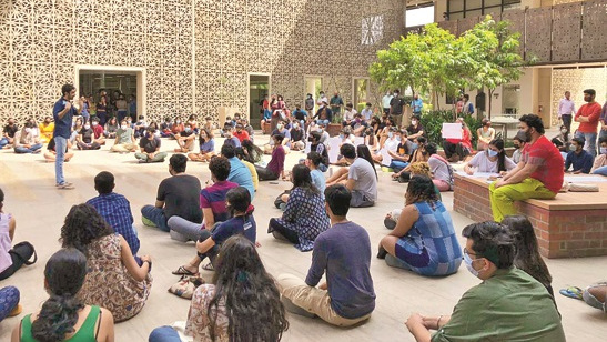 Breathing on campus  - departure of two eminent scholars from Ashoka University; the other, an ongoing confrontation between the vice-chancellor and the faculty of Visva-Bharati