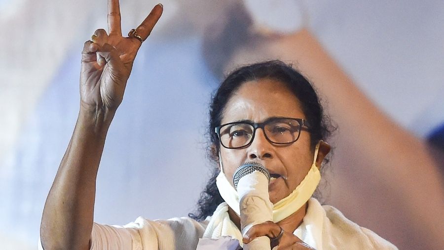 Mamata Banerjee on Sunday.