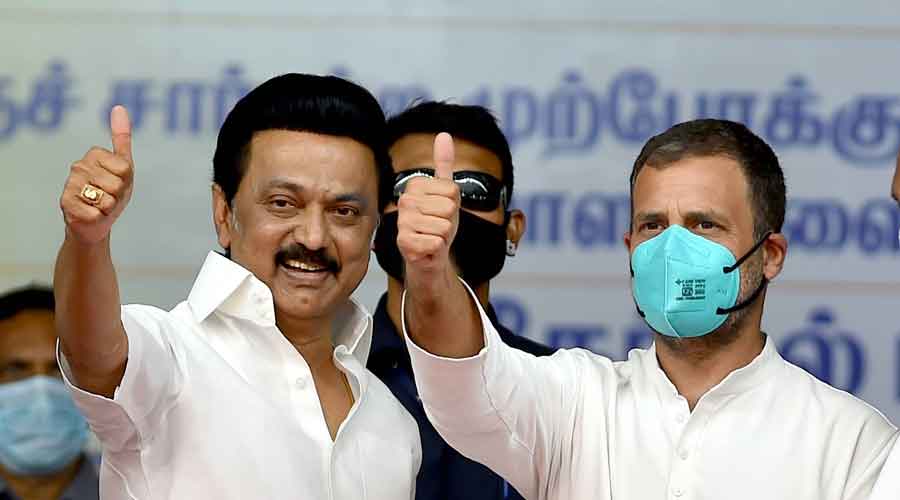 Rahul Gandhi - Tamil Nadu Assembly elections 2021: DMK leads, rival saves  face - Telegraph India