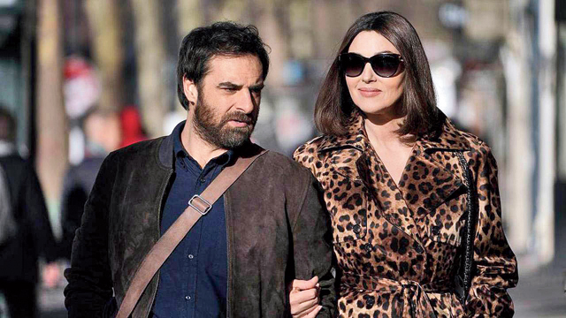 Gregory Montel with Monica Bellucci in a scene from the show