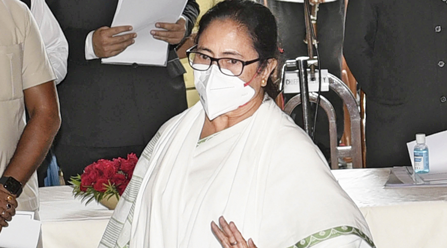    Mamata to conduct aerial survey on Friday- cyclone-hit areas where embankments have been destroyed, flooded by water