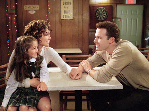 Jen and Ben in Jersey Girl, their second film together