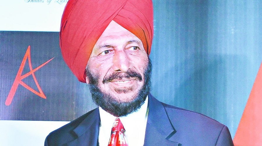 Milkha Singh has been admitted to the hospital for the second time.