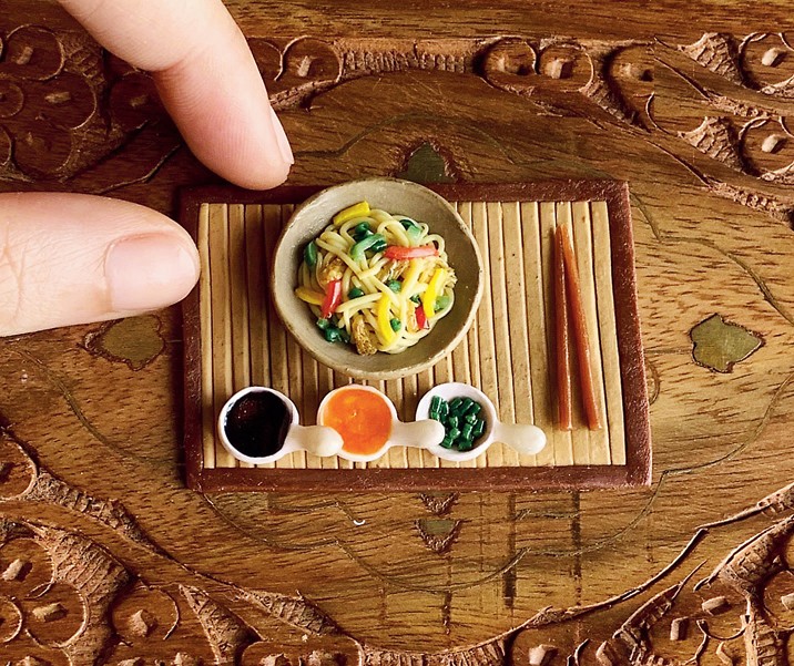 Miniature Chicken Hakka; Noodles Rs 1575