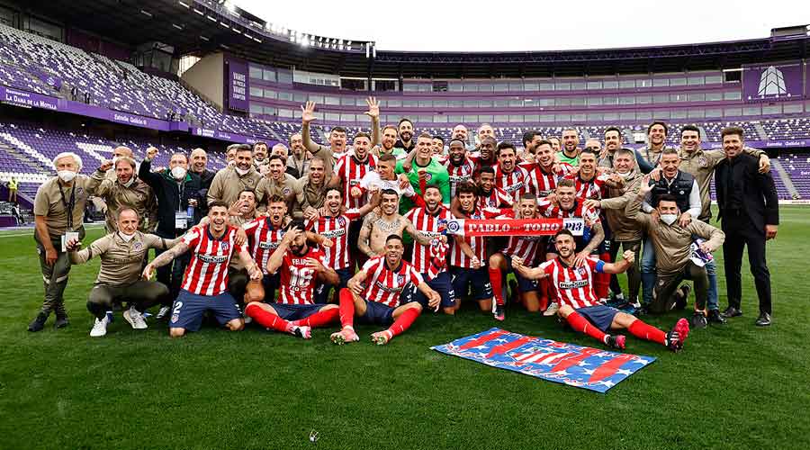 Atletico finished top of the standings on 86 points while Real, who snatched a late 2-1 win over Villarreal, came second on 84