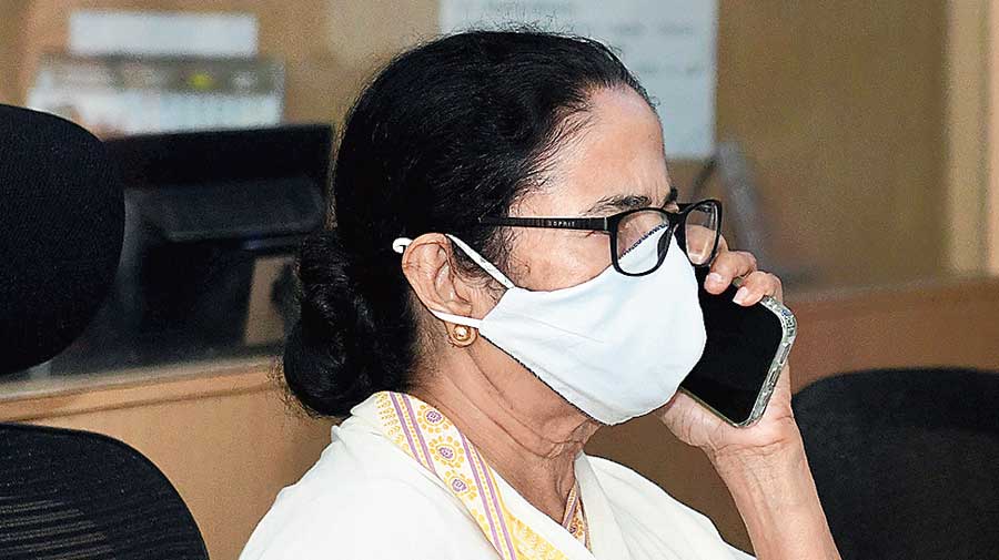 Mamata at Nabanna on Wednesday morning