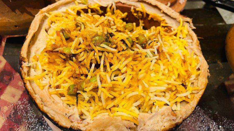 Hara Matar and Kumbh Ki Handi Biryani