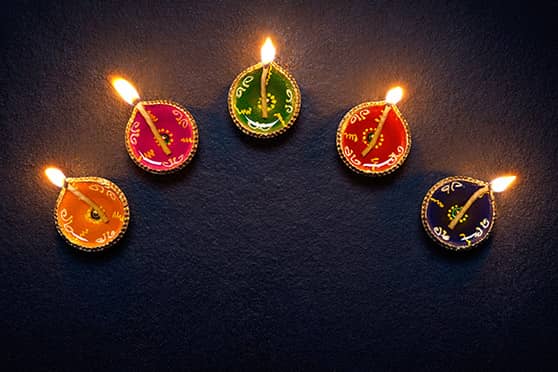 You may gift these hand-painted diyas to your family and friends.