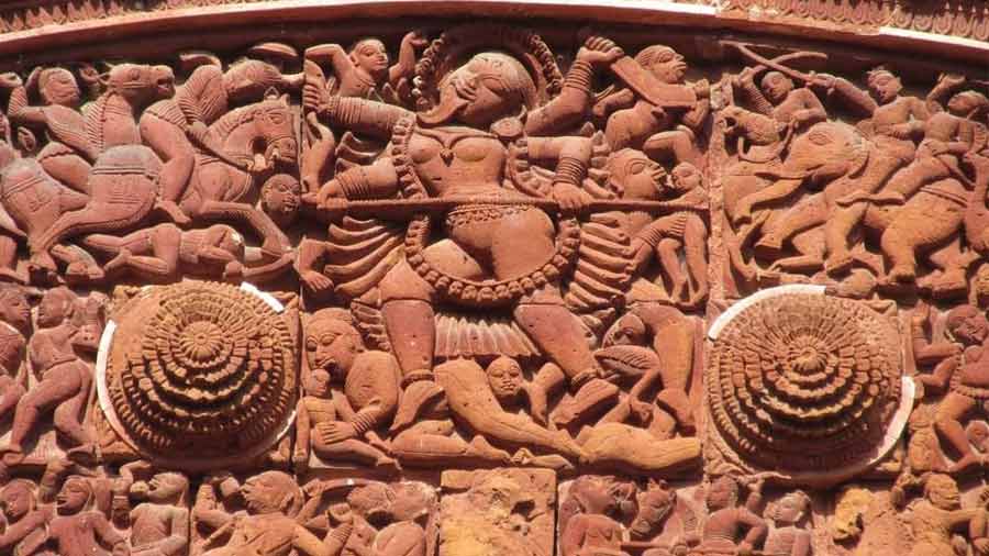 Dark deity to divine daughter: The evolution of Kali on terracotta
