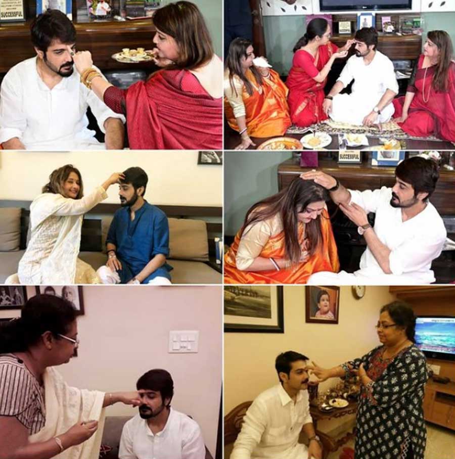 BHAIPHOTA SCENES: Actor Prosenjit Chatterjee uploaded this photograph on Twitter on Saturday, November 6