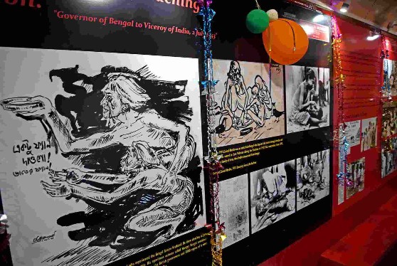 Art was a strong medium for expressing that the Partition brought about. The museum displays artworks by artists Chittaprosad Bhattacharya and Zainul Abedin from Chittagong and East Bengal, respectively. 