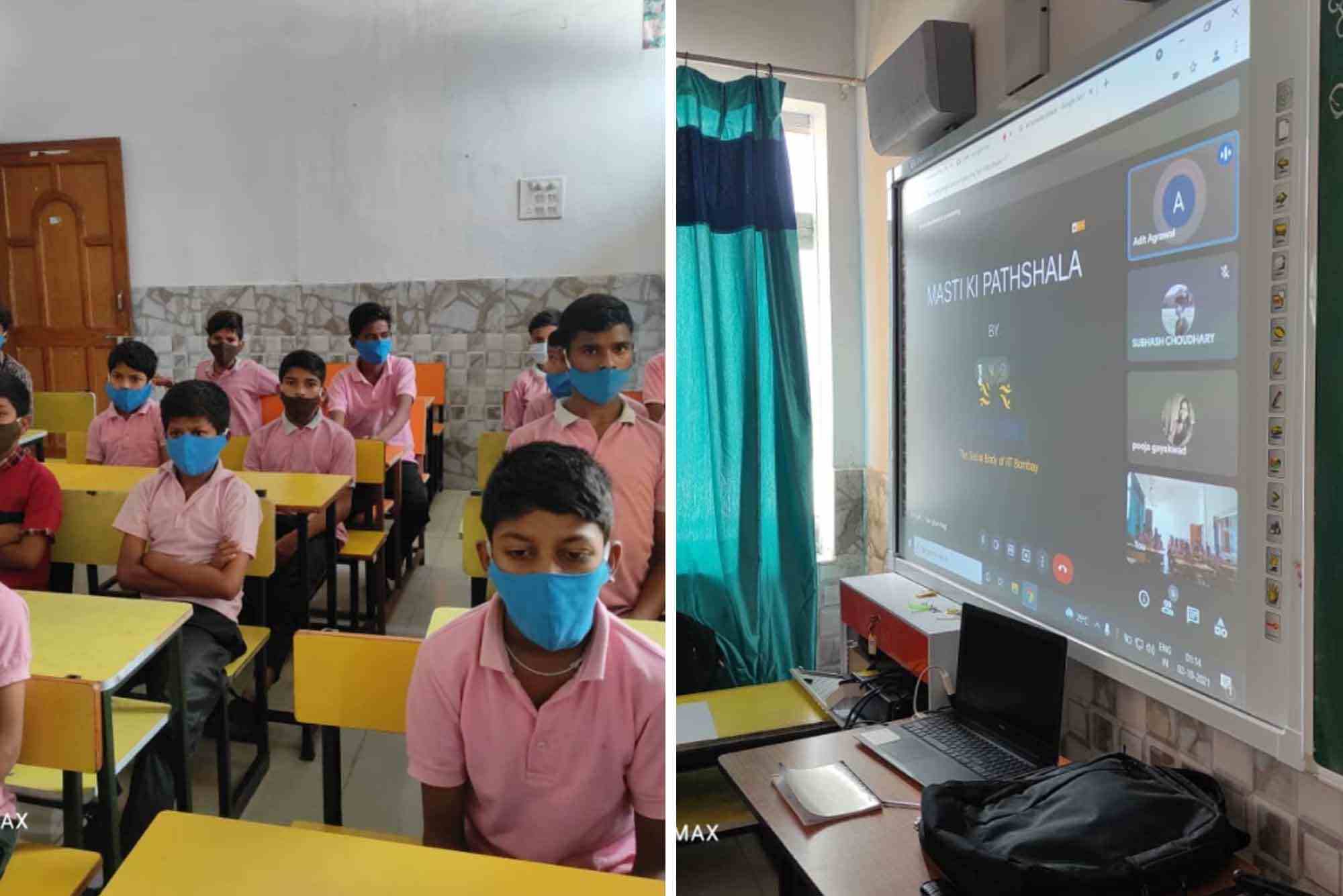 The ‘e-Masti ki Pathsala’ initiative has been taken for students of the NSS school and its orphanages.