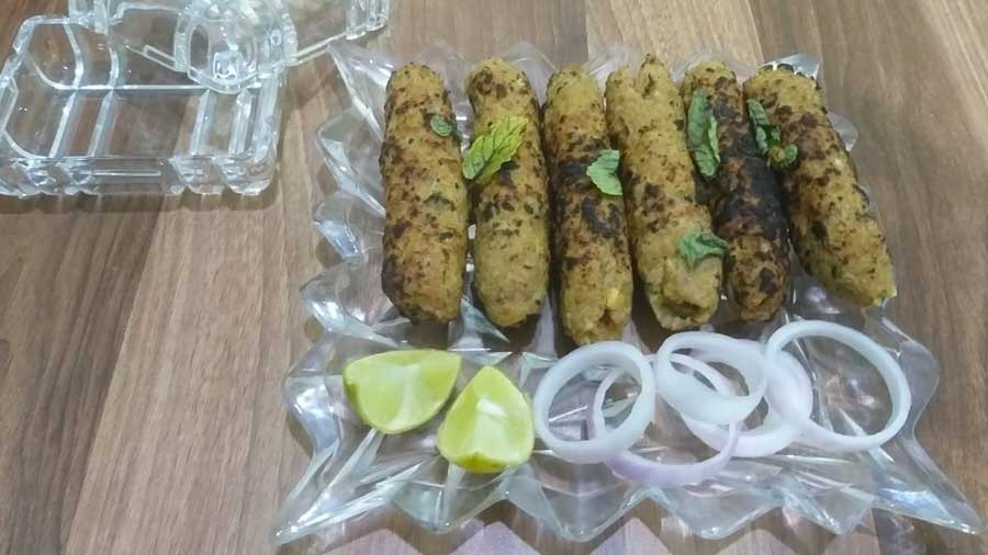 Seekh kebabs