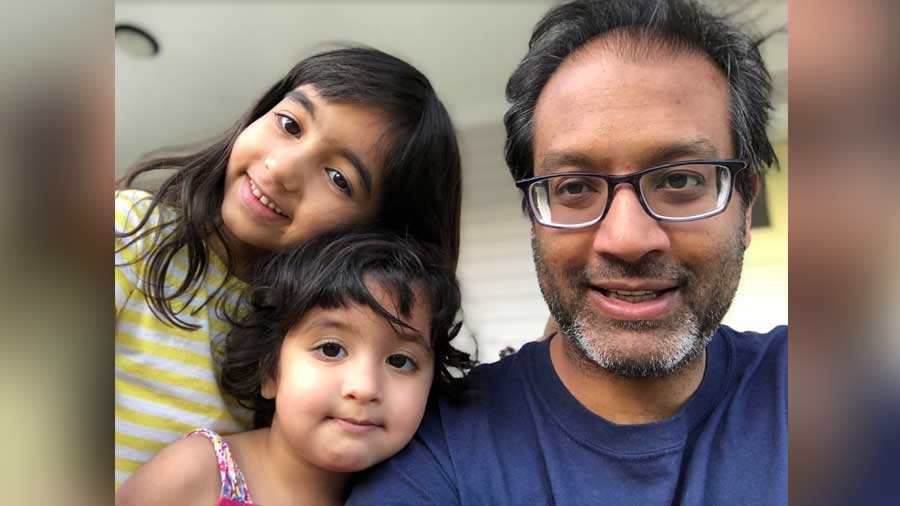 Samit says his biggest priorities are his two daughters, Shayla and Sarina