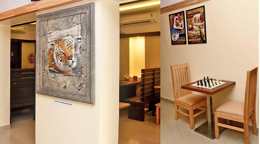 Food  Check out the Royal Bengal Tiger Cafe's second outlet on