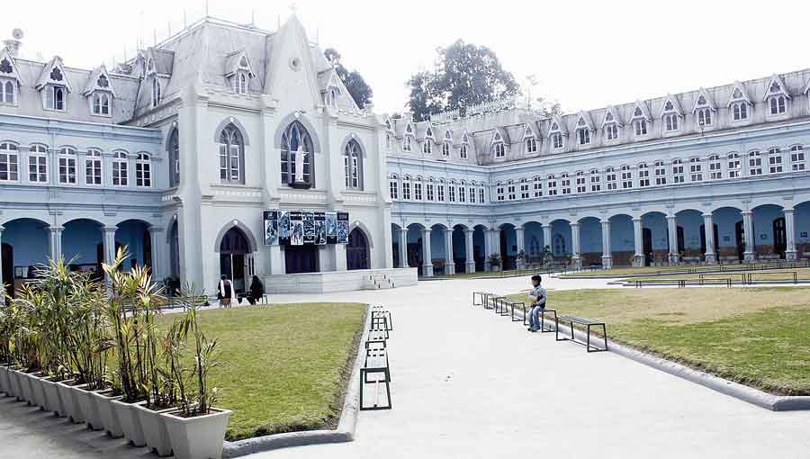 File picture of St Joseph’s School (North Point) in Darjeeling town which will not reopen on Tuesday.