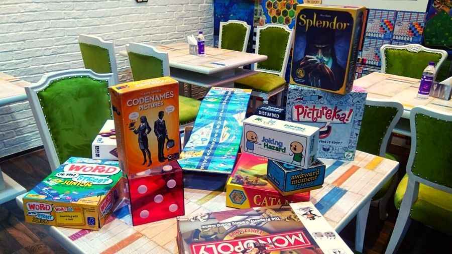From Pictureka to Joking Hazard to Awkward Moments at Work, this haunt has a variety of games to choose from. 