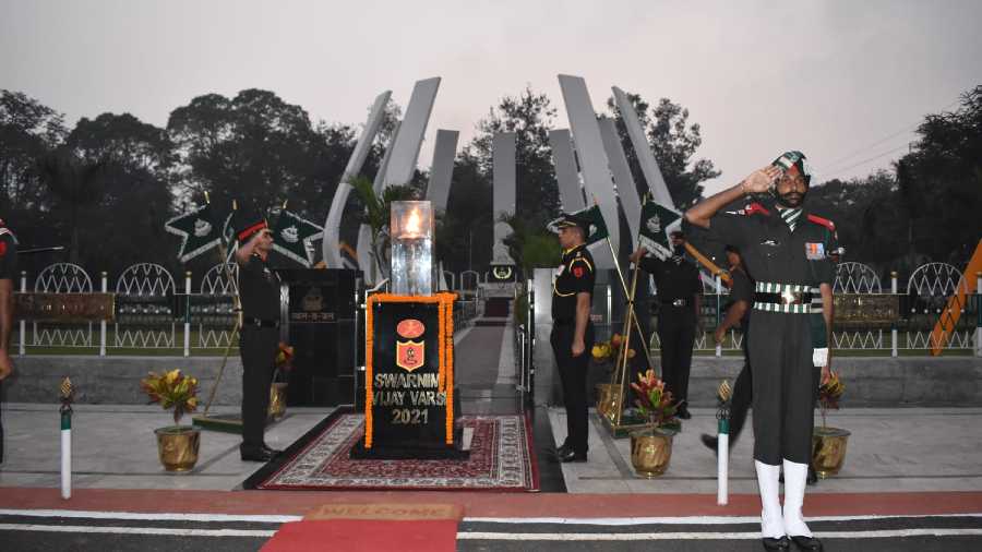 A glimpse from the Guard of Honour