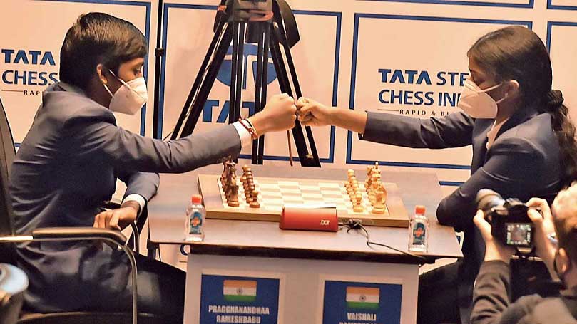 Rameshbabu Praggnanandhaa and Vaishali Rameshbabu become the first brother- sister duo to become chess grandmasters. Vaishali got the…