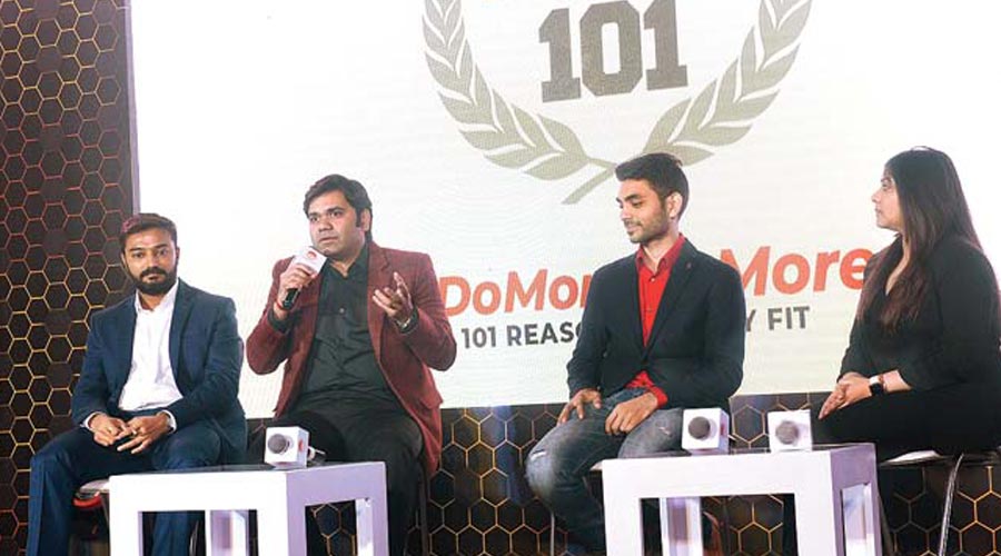 (L-R) Nishant Maheshwari, Gaurav Jajojia, Aditya Shah and Aditi Almal De