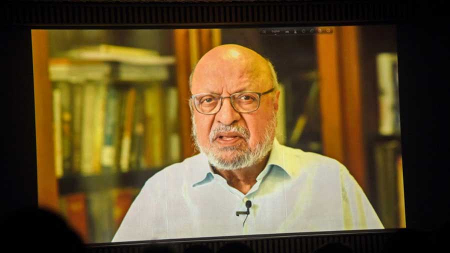 A glimpse of the video clip of director Shyam Benegal
